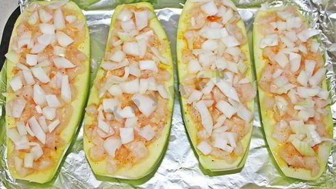 кабачки запеченные в фольге в духовке