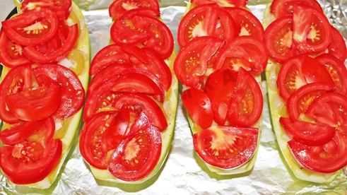 кабачки запеченные в фольге в духовке