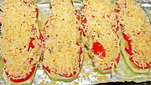 кабачки запеченные в фольге в духовке