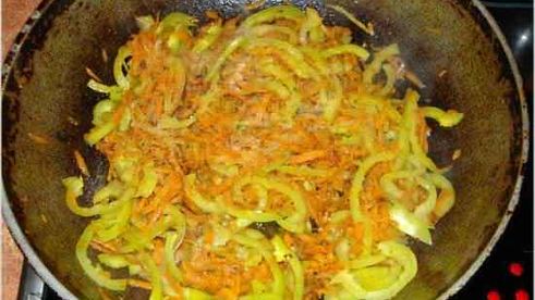 капуста тушенная со свининой