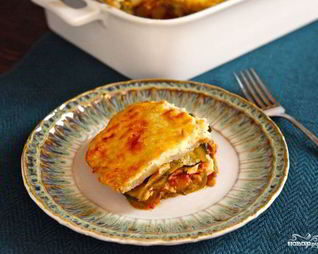 Мусака овощная запеченная