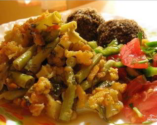 Цветная капуста с тыквой