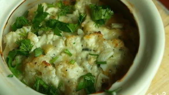Рецепт Цветной капусты в горшочке