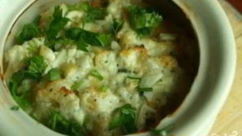 цветная капуста в горшочке