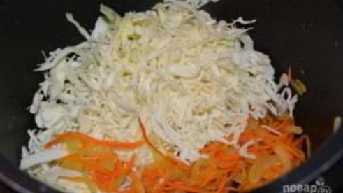 тушение капусты в мультиварке