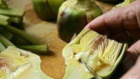 тушеные артишоки