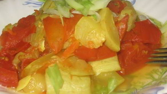 Рецепт Тушеных овощей в мультиварке