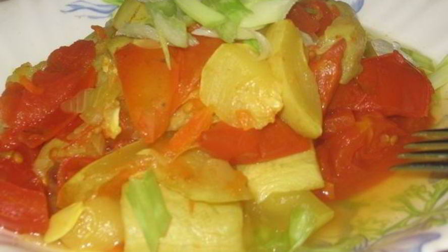 Рецепт тушеных овощей в мультиварке