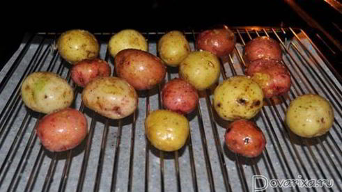 запеченная в мундире картошка