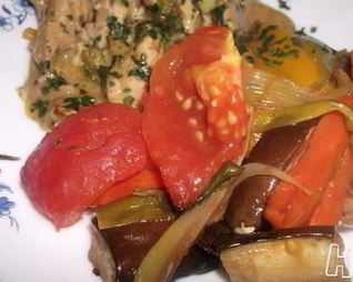 Запеченные в духовке овощи