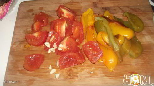 запеченные в духовке овощи