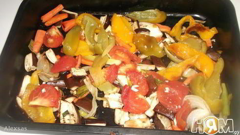 запеченные в духовке овощи