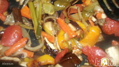 запеченные в духовке овощи