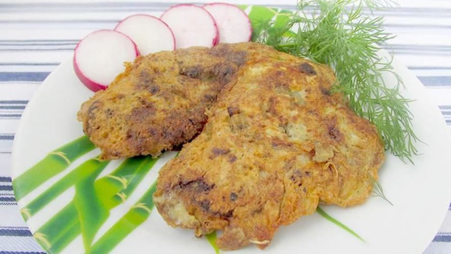 Рецепт говяжьей печени в кляре жареная