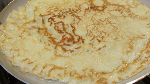 креспелле с печенью, нутом и помидорами черри