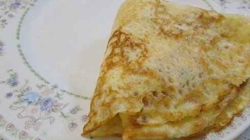 креспелле с печенью, нутом и помидорами черри