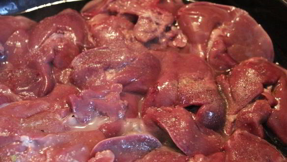 Рецепт Куриной печени по-мароккански