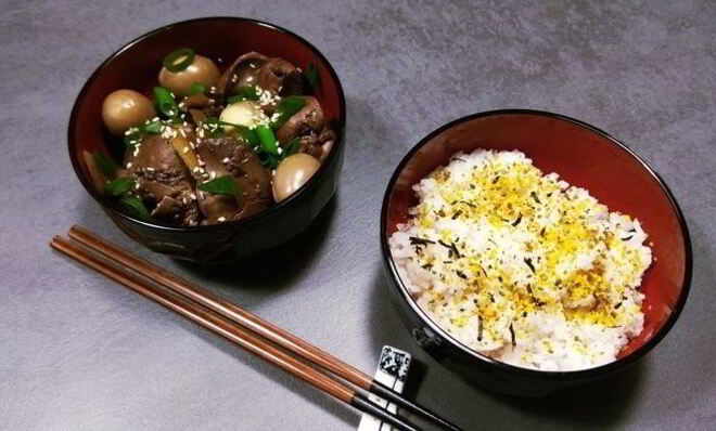 Куриная печень по-японски