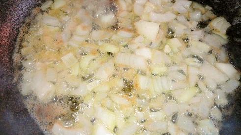 куриная печень с хурмой