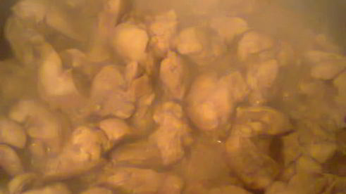 куриная печень с рисом