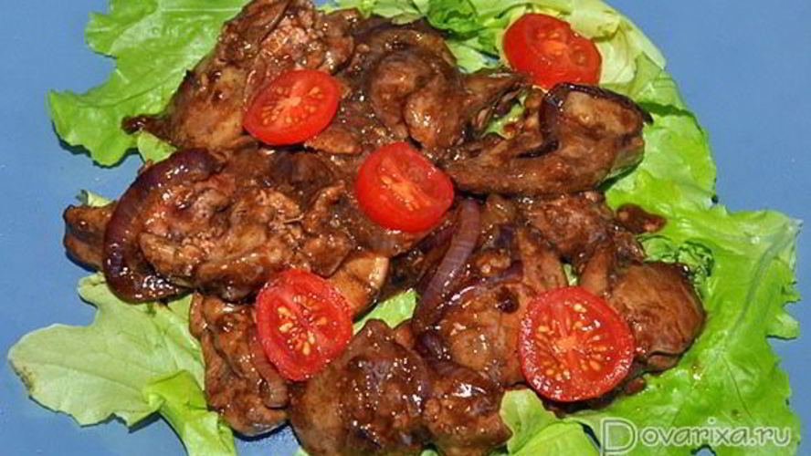 Рецепт куриной печени терияки