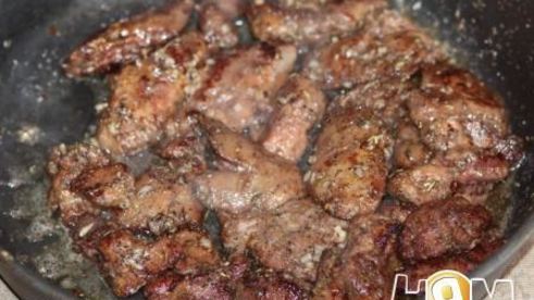 куриная печень тушеная по-итальянски с апельсином