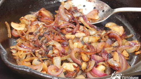 куриная печенка с овощами