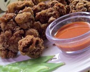 Куриная печенка во фритюре