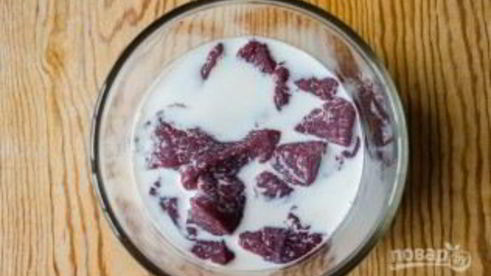 печень говяжья в сметане