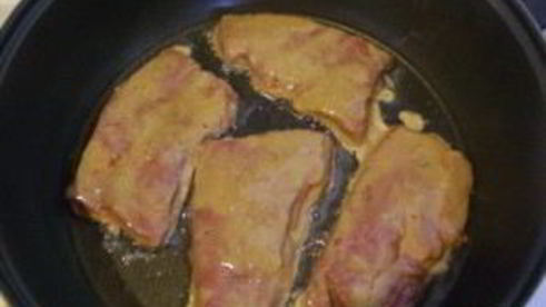 печень говяжья жареная