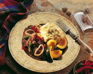 Печень индейки в сметане с луком