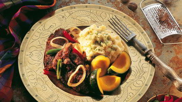 Рецепт Печени индейки в сметане с луком