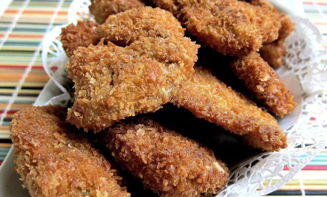 Печень куриная жареная