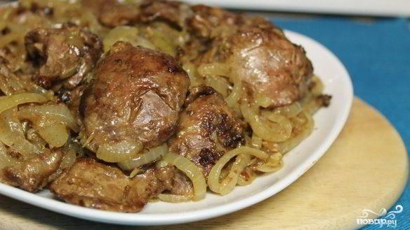 Рецепт Печени на сковороде