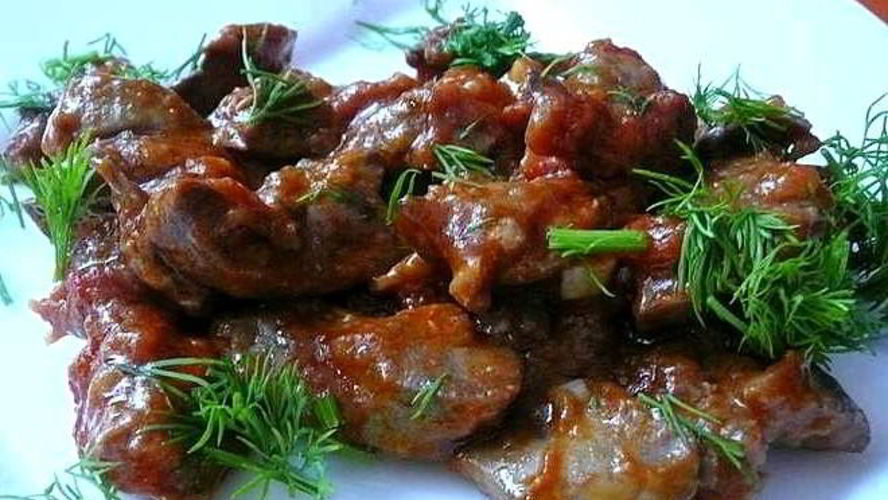 Рецепт печени по-восточному