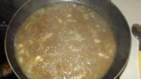 печень с гречкой