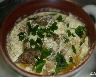 Печень в горшочке