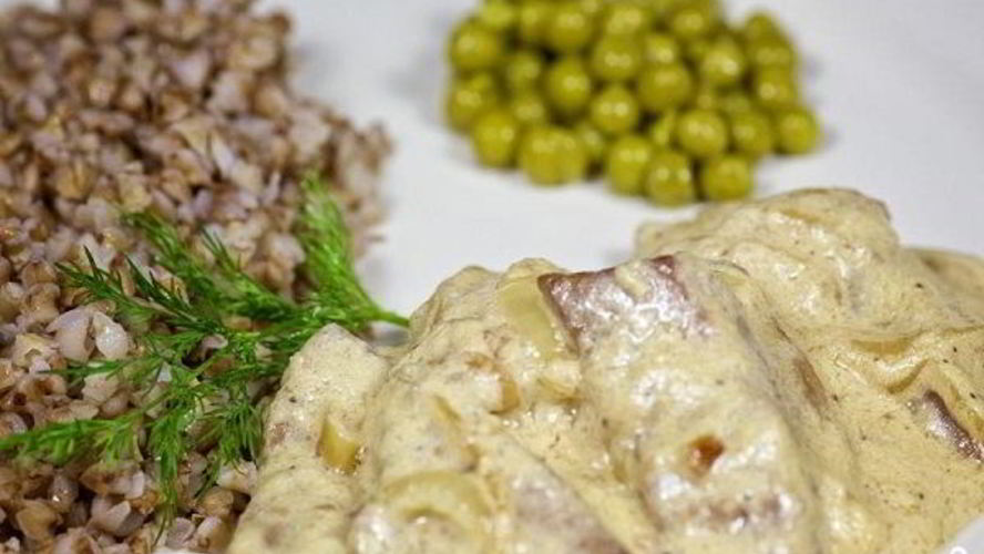 Рецепт печенки с подливкой