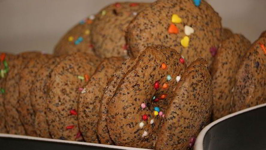 Рецепт печеньица с маком и какао