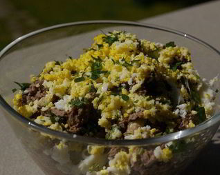 Рубленая куриная печень