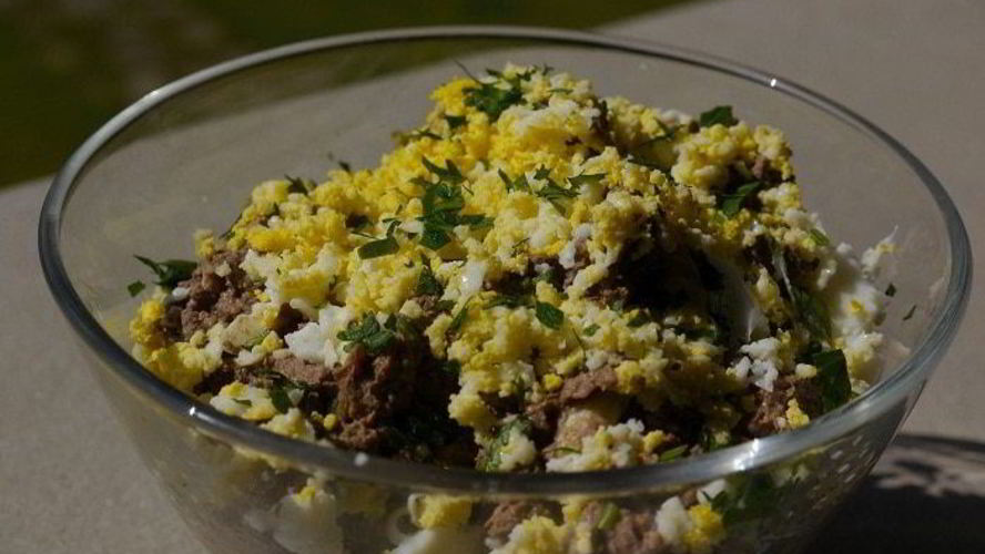 Рецепт рубленой куриной печени