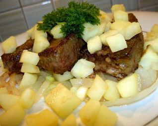 Телячья печень по-берлински