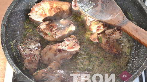 жареная куриная печень