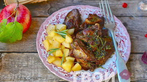 жареная куриная печень