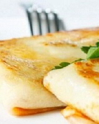 Блинчики с начинкой из куриного мяса