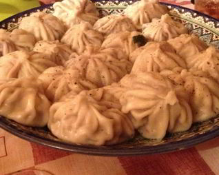 Хинкали с мацони