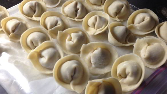 Рецепт Пельменей с курицей и грибами