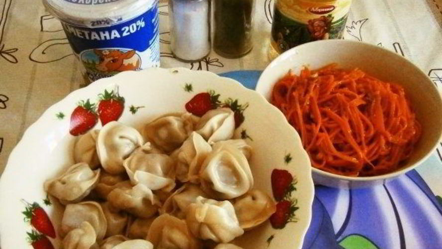 Рецепт пельменей на пару
