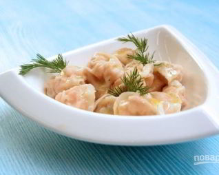 Пельмени с рыбным фаршем