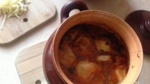 пельмени в горшочке в духовке